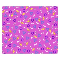 Retro Wave 2 Double Sided Flano Blanket (small)  by jumpercat