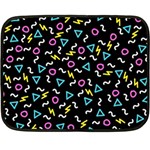 Retro Wave 3 Fleece Blanket (Mini) 35 x27  Blanket