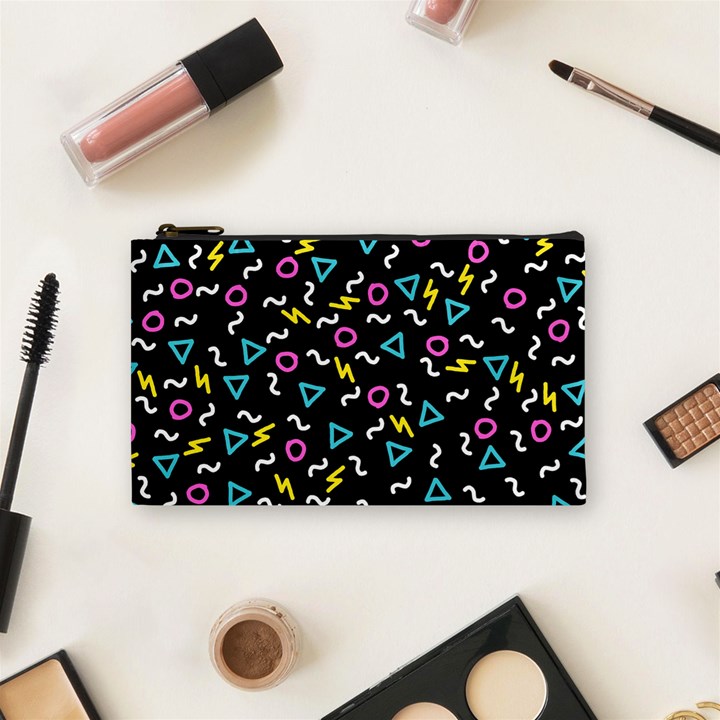 Retro Wave 3 Cosmetic Bag (Small) 