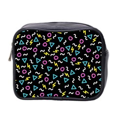 Retro Wave 3 Mini Toiletries Bag 2-side by jumpercat