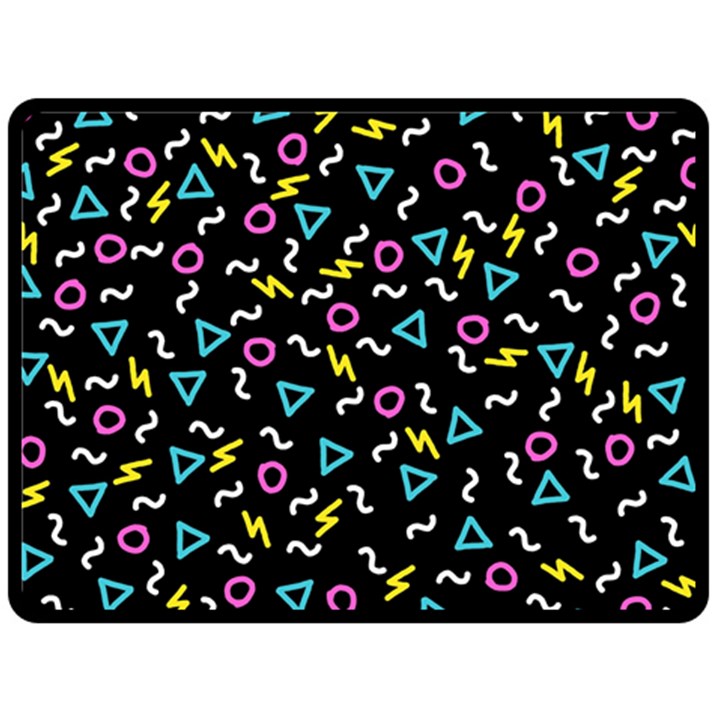 Retro Wave 3 Fleece Blanket (Large) 