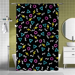 Retro Wave 3 Shower Curtain 48  X 72  (small) 