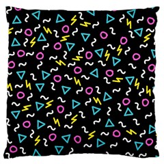 Retro Wave 3 Large Cushion Case (one Side) by jumpercat