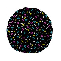 Retro Wave 3 Standard 15  Premium Flano Round Cushions by jumpercat