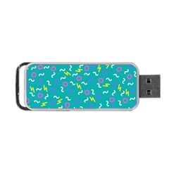 Retro Wave 4 Portable Usb Flash (one Side) by jumpercat