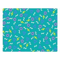 Retro Wave 4 Double Sided Flano Blanket (large) 