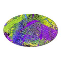 Ink Splash 02 Oval Magnet by jumpercat