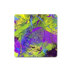 Ink Splash 02 Square Magnet by jumpercat