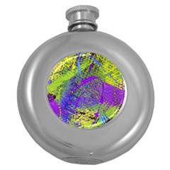 Ink Splash 02 Round Hip Flask (5 Oz) by jumpercat