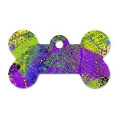 Ink Splash 02 Dog Tag Bone (one Side) by jumpercat