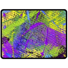 Ink Splash 02 Fleece Blanket (large) 