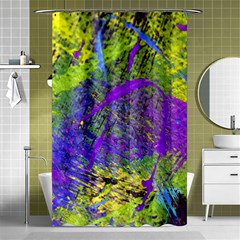 Ink Splash 02 Shower Curtain 48  X 72  (small)  by jumpercat