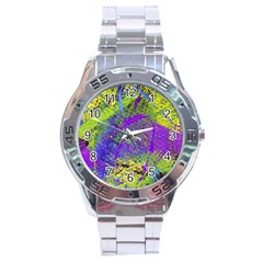 Ink Splash 02 Stainless Steel Analogue Watch by jumpercat