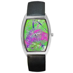 Ink Splash 03 Barrel Style Metal Watch by jumpercat