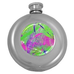 Ink Splash 03 Round Hip Flask (5 Oz) by jumpercat