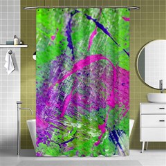 Ink Splash 03 Shower Curtain 48  X 72  (small)  by jumpercat