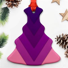 Tri 01 Christmas Tree Ornament (two Sides)