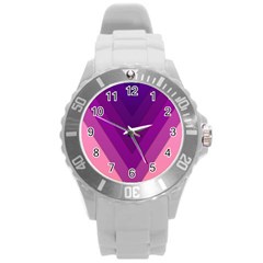 Tri 01 Round Plastic Sport Watch (l) by jumpercat