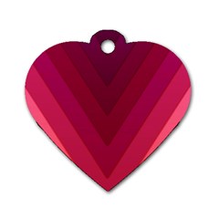 Tri 02 Dog Tag Heart (two Sides)