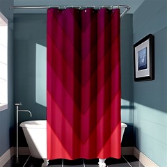 Tri 02 Shower Curtain 36  X 72  (stall)  by jumpercat