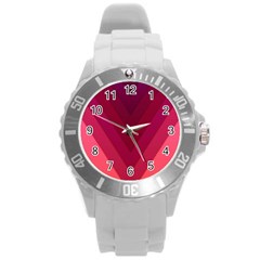 Tri 02 Round Plastic Sport Watch (l) by jumpercat