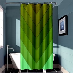 Tri 03 Shower Curtain 36  X 72  (stall)  by jumpercat