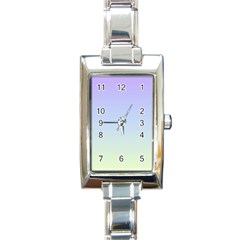 Vanilla Gradient Rectangle Italian Charm Watch by jumpercat