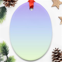 Vanilla Gradient Ornament (oval)