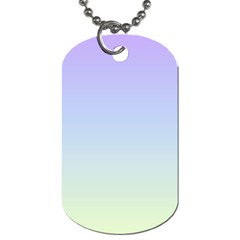 Vanilla Gradient Dog Tag (one Side)