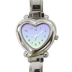 Vanilla Gradient Heart Italian Charm Watch by jumpercat