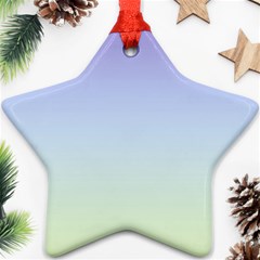 Vanilla Gradient Star Ornament (two Sides)