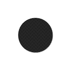 Dark Chevron Golf Ball Marker by jumpercat