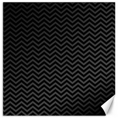 Dark Chevron Canvas 16  X 16   by jumpercat