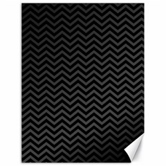 Dark Chevron Canvas 18  X 24   by jumpercat