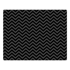 Dark Chevron Double Sided Flano Blanket (large)  by jumpercat