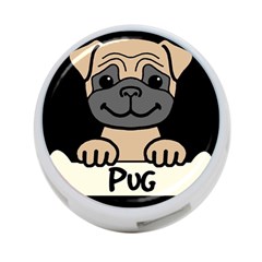 Tan Pug With A Bone  4-port Usb Hub (one Side) by Bigfootshirtshop