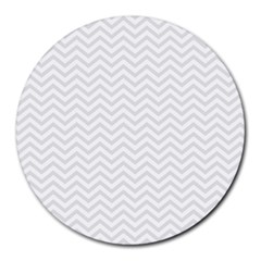 Light Chevron Round Mousepads by jumpercat