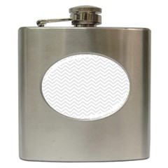 Light Chevron Hip Flask (6 Oz) by jumpercat