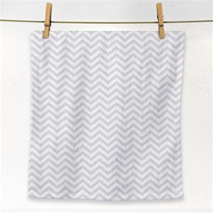 Light Chevron Face Towel