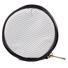 Light Chevron Mini Makeup Bags