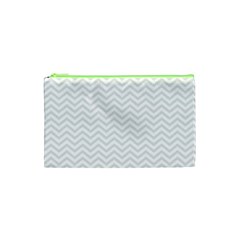 Light Chevron Cosmetic Bag (xs) by jumpercat