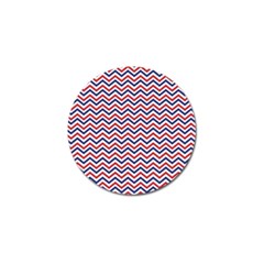 Navy Chevron Golf Ball Marker (10 Pack)