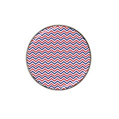 Navy Chevron Hat Clip Ball Marker (10 Pack)