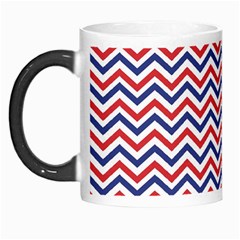 Navy Chevron Morph Mugs by jumpercat