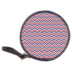 Navy Chevron Classic 20-cd Wallets by jumpercat