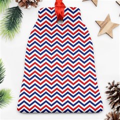 Navy Chevron Ornament (bell)