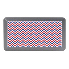 Navy Chevron Memory Card Reader (mini) by jumpercat