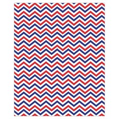 Navy Chevron Drawstring Bag (small) by jumpercat