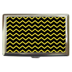 Yellow Chevron Cigarette Money Cases by jumpercat