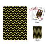 Yellow Chevron Playing Card Back